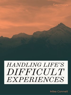 cover image of Handling Life's Difficult Experiences